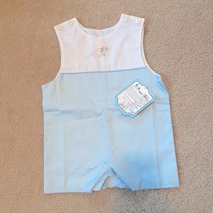 NWT Smocked Airplane Jon Jon